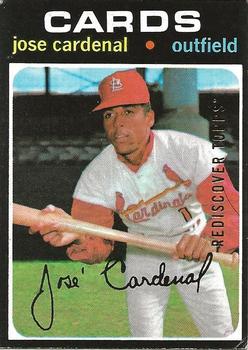 2017 Topps - Rediscover Topps 1971 Topps Stamped Buybacks Gold #435 Jose Cardenal Front