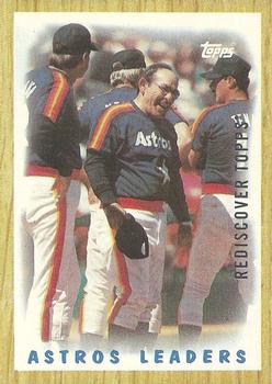 2017 Topps - Rediscover Topps 1987 Topps Stamped Buybacks Silver #531 Astros Leaders Front