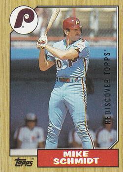 2017 Topps - Rediscover Topps 1987 Topps Stamped Buybacks Silver #430 Mike Schmidt Front