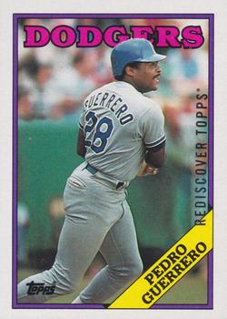 2017 Topps - Rediscover Topps 1988 Topps Stamped Buybacks Silver #550 Pedro Guerrero Front