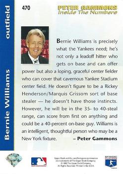 1993 Upper Deck #470 Bernie Williams Back