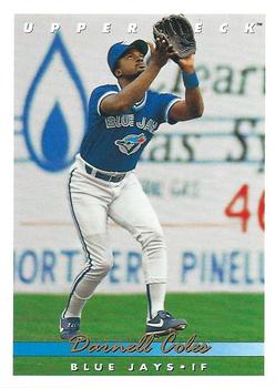 1993 Upper Deck #721 Darnell Coles Front