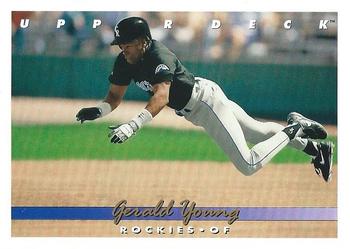 1993 Upper Deck #740 Gerald Young Front