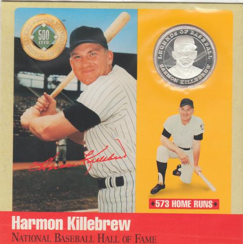 1990 National Baseball Hall of Fame and Museum The Legends of Baseball 500 Club #NNO Harmon Killebrew Front