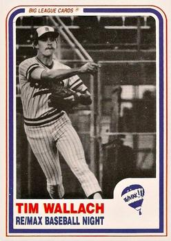 1992 Big League Cards RE/MAX Baseball Night #18 B276 Tim Wallach Front