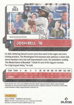 2022 Donruss - Independence Day #202 Josh Bell Back