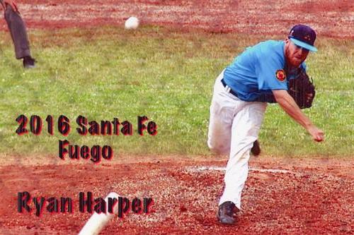 2016 Santa Fe Fuego Postcards #NNO Ryan Harper Front