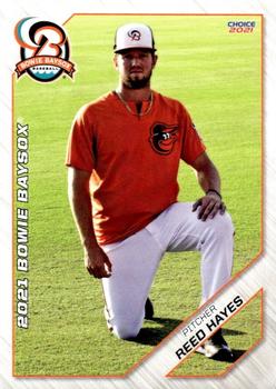 2021 Choice Bowie Baysox #13 Reed Hayes Front