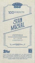 2022 Topps 206 #NNO Stan Musial Back