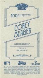 2022 Topps 206 #NNO Corey Seager Back