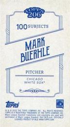 2022 Topps 206 - Wood Paper Stock #NNO Mark Buehrle Back