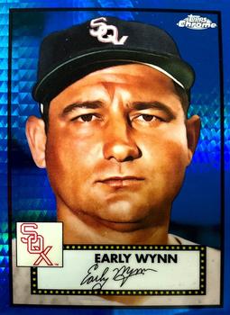 2021 Topps Chrome Platinum Anniversary - Prism Blue #620 Early Wynn Front