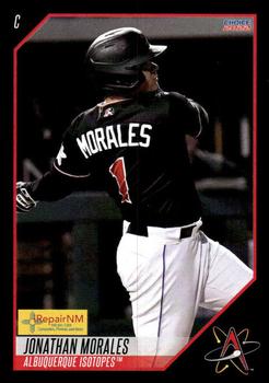 2022 Choice Albuquerque Isotopes #20 Jonathan Morales Front