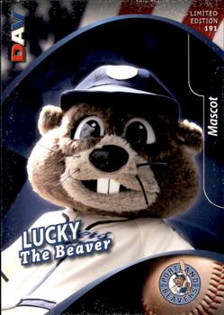 2009 DAV Minor League #191 Lucky the Beaver Front