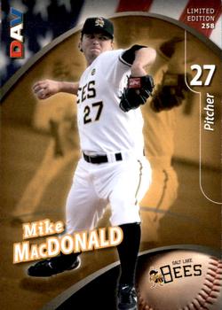 2009 DAV Minor League #258 Mike MacDonald Front