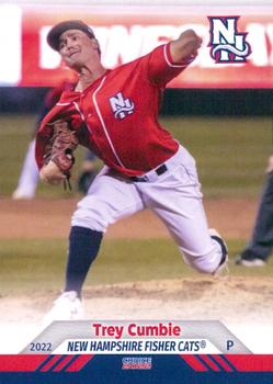 2022 Choice New Hampshire Fisher Cats #8 Trey Cumbie Front