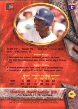 1994 Bowman's Best #39 Delino DeShields Back