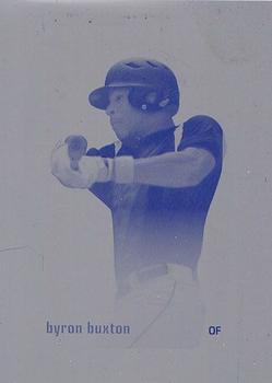 2012 Leaf Rize Draft - Strength and Honor Press Plate #SH-2 Byron Buxton Front