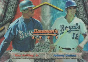 1994 Bowman's Best - Refractors #96 Ken Griffey Jr. / Johnny Damon  Front