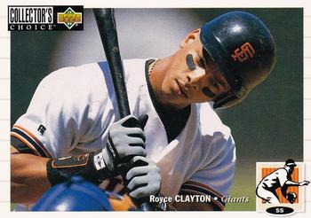 1994 Collector's Choice #80 Royce Clayton Front