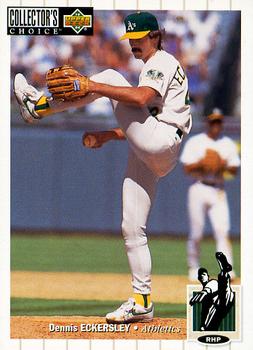 1994 Collector's Choice #495 Dennis Eckersley Front