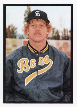 1983 Barry Colla San Jose Bees #5 Brian McDonough Front