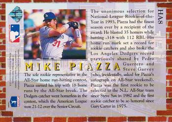 1994 Collector's Choice - Home Run All-Stars #HA8 Mike Piazza  Back