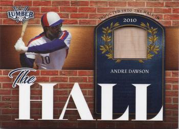 2022 Leaf Lumber - The Hall Relics Navy Blue #TH-01 Andre Dawson Front