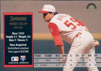 1994 Donruss #75 Bobby Ayala Back