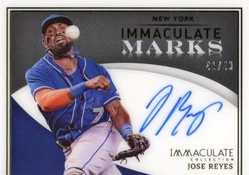 2022 Panini Immaculate - Immaculate Marks #IM-JR Jose Reyes Front