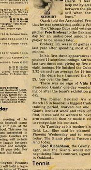 1978 Burlington Free Press Baseball Cards #NNO Carlton Fisk Back