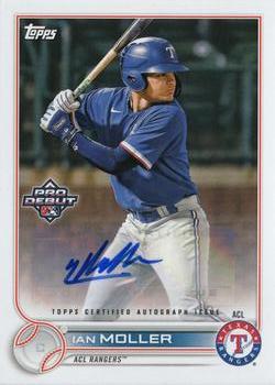 2022 Topps Pro Debut - Autographs #PD-5 Ian Moller Front