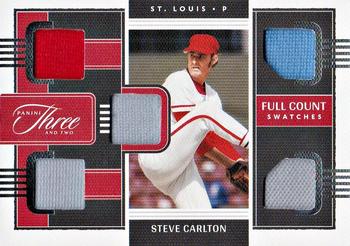 2022 Panini Three and Two - Full Count Swatches #FCS-SC Steve Carlton Front