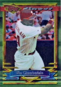 1994 Finest #123 Wes Chamberlain Front