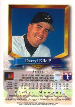 1994 Finest #244 Darryl Kile Back