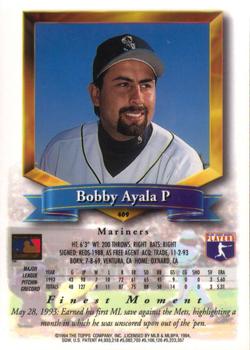 1994 Finest #409 Bobby Ayala Back