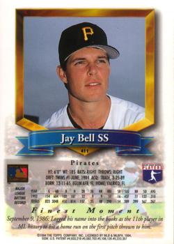 1994 Finest #411 Jay Bell Back