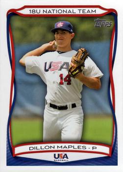 2010 Topps USA Baseball #USA-9 Dillon Maples  Front