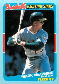1989 Fleer Baseball's Exciting Stars #32 Mark McGwire Front
