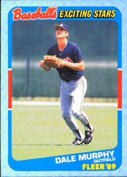 1989 Fleer Baseball's Exciting Stars #33 Dale Murphy Front