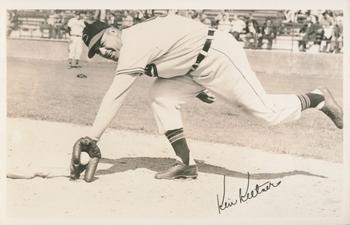 1947 Cleveland Indians Van Patrick Postcards #NNO Ken Keltner Front