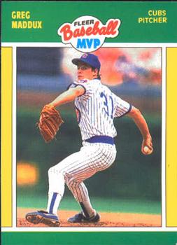 1989 Fleer Baseball MVPs #24 Greg Maddux Front