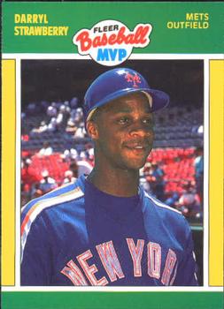1989 Fleer Baseball MVPs #36 Darryl Strawberry Front