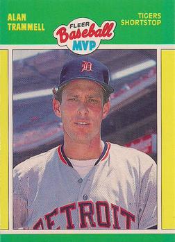 1989 Fleer Baseball MVPs #39 Alan Trammell Front