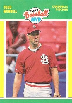 1989 Fleer Baseball MVPs #44 Todd Worrell Front