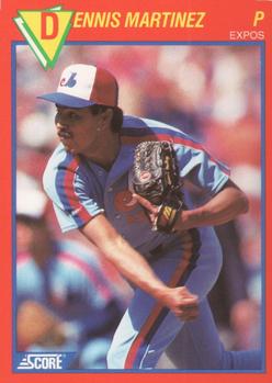 1989 Score Baseball's 100 Hottest Players #13 Dennis Martinez Front