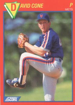 1989 Score Baseball's 100 Hottest Players #2 David Cone Front