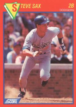 1989 Score Baseball's 100 Hottest Players #33 Steve Sax Front