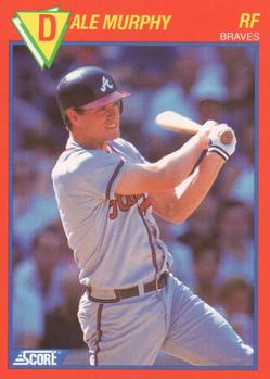 1989 Score Baseball's 100 Hottest Players #66 Dale Murphy Front