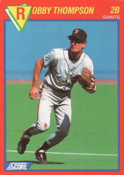 1989 Score Baseball's 100 Hottest Players #84 Robby Thompson Front